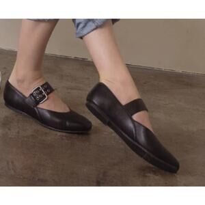 Oasis Society Black Soho Mary Jane Ballet Flats sz 7.5 US